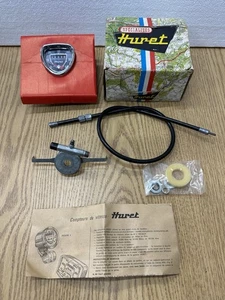 🔥NEW Vintage Huret 26  Speedometer  Km 0 With Box Packaging Accessories Manual - Picture 1 of 14