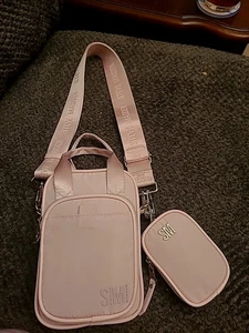 STEVE MADDEN BPINKY 2 CROSSBODY BAG PINK TOP HANDLE PURSE W AIRPOD CASE Etc. - Picture 1 of 10
