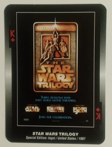 2009 Star Wars Movie Poster Playing Card Star Wars Trilogy King Diamonds - Bild 1 von 2