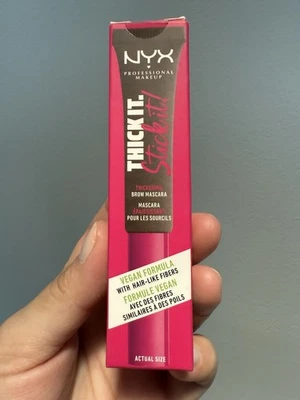 NYX Thick It Stick It! Gel para cejas tintado gel para cejas - tono moreno - nuevo en caja Foto 1 de 4