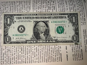 star note us dollar bill low serial number 00 etc… - Picture 1 of 2