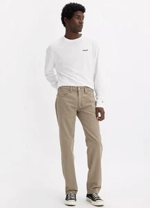 Levis Herren 559 Relaxed Straight Khaki Jeans Größe 38x34 Neu mit Etikett 005590497 - Bild 1 von 5