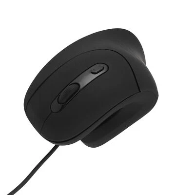 USB Vertical Wired Mouse 4 Adjustable DPI Silent Click Ergonomic Vertical Op Fit - Image 1 of 4