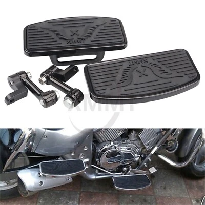 Pedales ajustables de reposapiés de piso delantero para Harley Road King Softail FXST Foto 1 de 4