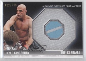 2012 Topps UFC Knockout Fight Mat Relics /288 Kyle Kingsbury #FM-KK
