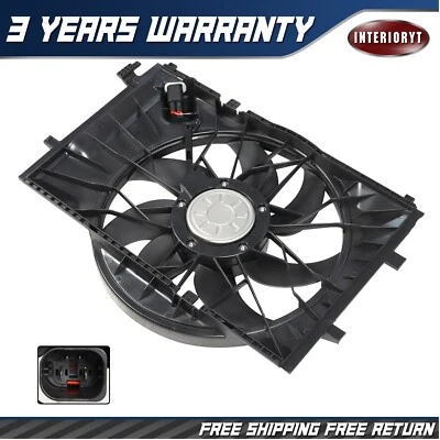 Radiator Fan Assembly For 02-07 2001-2005 Mercedes-Benz C230 Mercedes-Benz C240 - Image 1 of 4