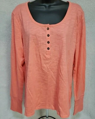 Route 66 Womens Shirt Top Blouse Size XL X Large Orange - Image 1 of 4