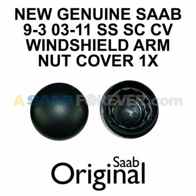 NUEVO SAAB 9-3 BRAZO LIMPIAPARABRISAS CUBIERTA TUERCA TAPÓN ORIGINAL SAAB 03-11 90347857 Foto 1 de 3