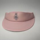 Vtg Enesco Precious Moments Adjustable Sun Visor Hat Adult Pink