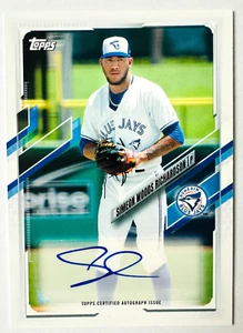 2020 Topps Pro Debut Simeon Woods Richardson AUTO Prospect RC Blue Jays! - Bild 1 von 3