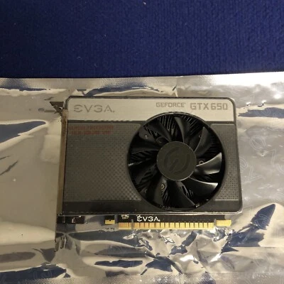 New open box EVGA GeForce GTX 650 01G-P4-2650-KR 1GB GDDR5 PCI-E - Image 1 of 4