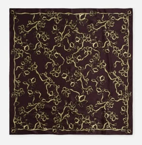 Madewell Womens Medium Silk Bandana in Iris - Picture 1 of 9