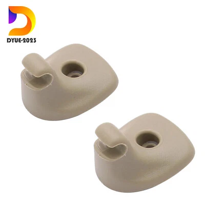Clip de retención de soporte para parasol beige de 2 piezas para Dodge Avenger 2011-2014  Foto 1 de 4