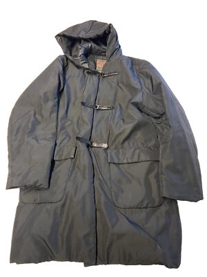 Abrigo para mujer PRADA negro con capucha aislante seco por goteo talla L art.sgv126 mat.09w Foto 1 de 4