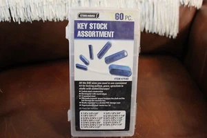 60 Pc SAE Key Stock Assortment Kit For Locking Pulleys/Gears/Sprockets SEALED - Picture 1 of 3