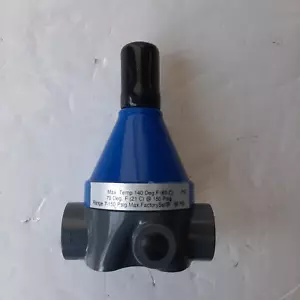 WalChem PVC Back pressure/Relief valve, 1/2" - Picture 1 of 7