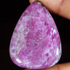 103.10 CT 100% Natural Ruby Zosite Pear Cabochon Loose Gemstone 23x22x7 mm LP_91