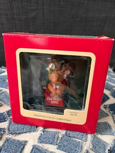 Regalo renna cimelio Carlton CONFEZIONATO IN ornamento di Natale (1990) - Foto 1 di 6