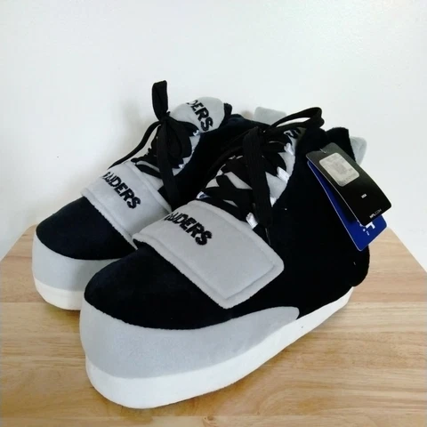NFL OAKLAND LAS VEGAS RAIDERS Officially Licensed Puffy High-Top Sneakers Size S Cover