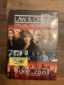 BRAND NEW Law & Order SVU The Complete Fourth 4 DVD Sealed Special Victims Unit - Picture 1 of 3