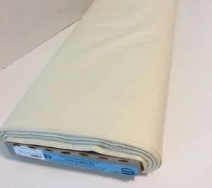 45/46 Inches Wide 100% Cotton Nature Way Quality Muslin, Unbleached Sold By Yard - Picture 1 of 5