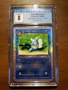 CGC 8 NM/Mint Pokémon Dark Wartortle 39/110 Legendary Collection Reverse Holo - Picture 1 of 2