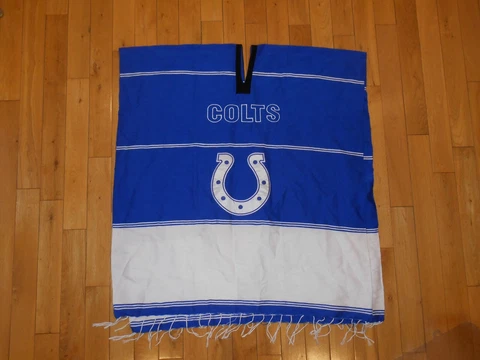 INDIANAPOLIS COLTS Football Team NFL Unisex Sewn Poncho Wearable Blanket OSFM Cover