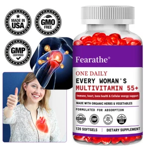 Women's Multivitamin 55+ Supplement Gentle on the Stomach 10/2026 - Picture 1 of 13