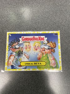 2020 Garbage Pail Kids 35th Anniversary Yellow Phlegm Unreal Reya 55b