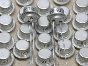 25x MP40 RUSSIAN MILITARY GERMANIUM PNP TRANSISTOR МП40 - Picture 1 of 4
