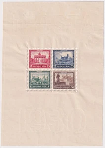 Deutsches Reich IPOSTA Block 1 ungebraucht mit Falz * 1930 (Mi. 550,-€) - Picture 1 of 2
