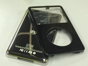 New Black Front Faceplate + 512GB Back Cover Housing for iPod 5th 5.5 Gen Video - Photo 1 sur 9