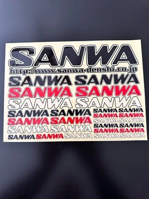 R/C Car 1/10 Decal SANWA Sticker Crawler Buggy Truck Airtronics - Image 1 of 4