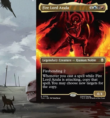 Fire Lord Azula Commander Deck Firebending MTG Magic Ready-to-Play Grixis Alt - Image 1 of 4