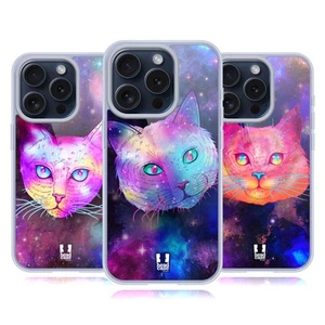 HEAD CASE DESIGNS GALAXY CATS GEL CASE COMPATIBLE WITH APPLE iPHONE & MAGSAFE - Picture 1 of 10
