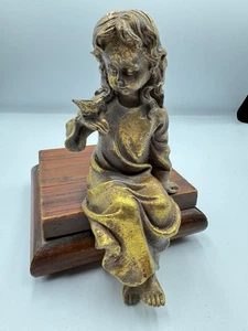 Figura de ángel vintage - niño con, marcado b+B - Imagen 1 de 11