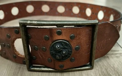 UNIKAT! Diesel Gürtel 85cm Braun Hüftgürtel Leder - Bild 1 von 4