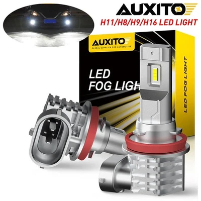 For Infiniti FX35 FX45 M45 QX50 Q60 QX70 Xenon white H8 H11 LED Bulbs Fog Light - Image 1 of 4