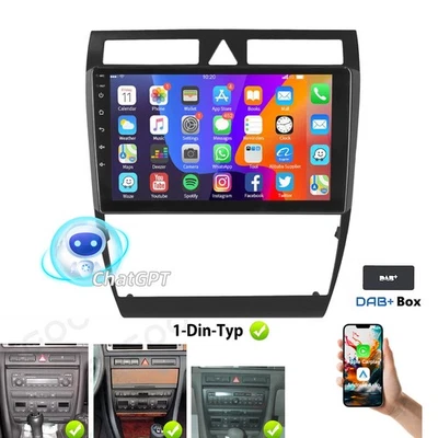 Carplay für Audi A6 S6 RS6 1997–2004 4+64GB Android 15 Autoradio AM GPS NAVI DAB - Bild 1 von 4