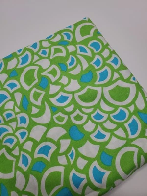 Kanvas Fabric Lili-fied Greta Lynn Floral Green Sew Quilt Craft OOP FAT QUARTER  - Image 1 of 2