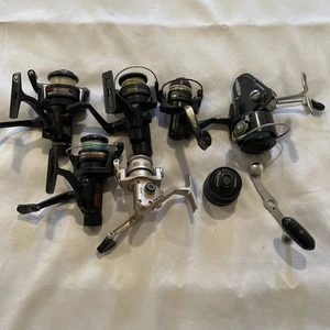 Fishing Reels Mixed Brands And Models Bundle/ Lot Of 6 As Is. - Picture 1 of 10