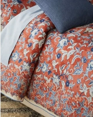 Funda nórdica Ralph Lauren Mirabelle King terracota - 108" x 96" NUEVA Foto 1 de 3