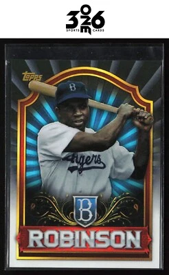 Jackie Robinson 2011 Topps Value Box Chrome Refractors #MBC2 Brooklyn Dodgers - Image 1 of 2