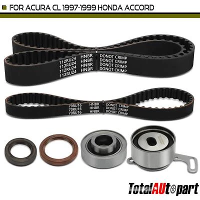 6Pcs Timing Belt Kit for Honda Accord 1994-2002 Acura CL 1997-1999 Isuzu Oasis - Image 1 of 4