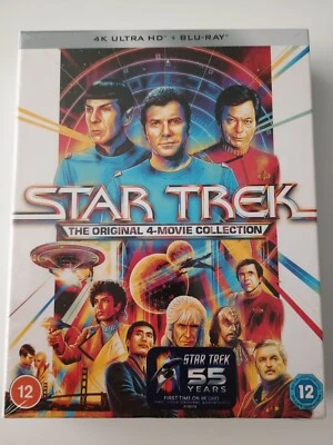 Star Trek: The Original 4 Movie Collection [4K Ultra-HD] [2021] - DVD  FYVG The - Image 1 of 3