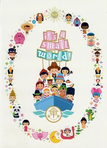 2024 Disney IT'S A SMALL WORLD AFTER ALL 5"x7" Postcard Jerrod Maruyama - Picture 1 of 1