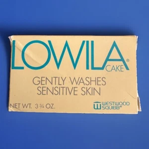 Lowila Cake Bar Soap for Sensitive Skin NEW in Box 3.75 oz DISCONTINUED vintage - Picture 1 of 4