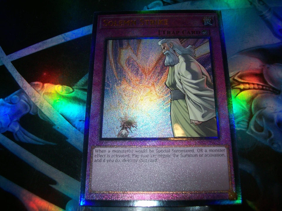 Solemn Strike 1st Edition Prismatic Ultimate Rare RA02-EN079 Yu-Gi-Oh! - Image 1 of 1