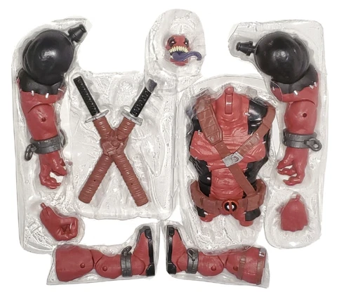 Marvel Legends VENOMPOOL Build-A-Figure BAF Complete Spiderman Symbiote Deadpool Cover
