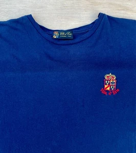 VILLA D ESTE Rundhals T-Shirt Kurzarm Baumwolle Herren royalblau GRÖSSE - Bild 1 von 4